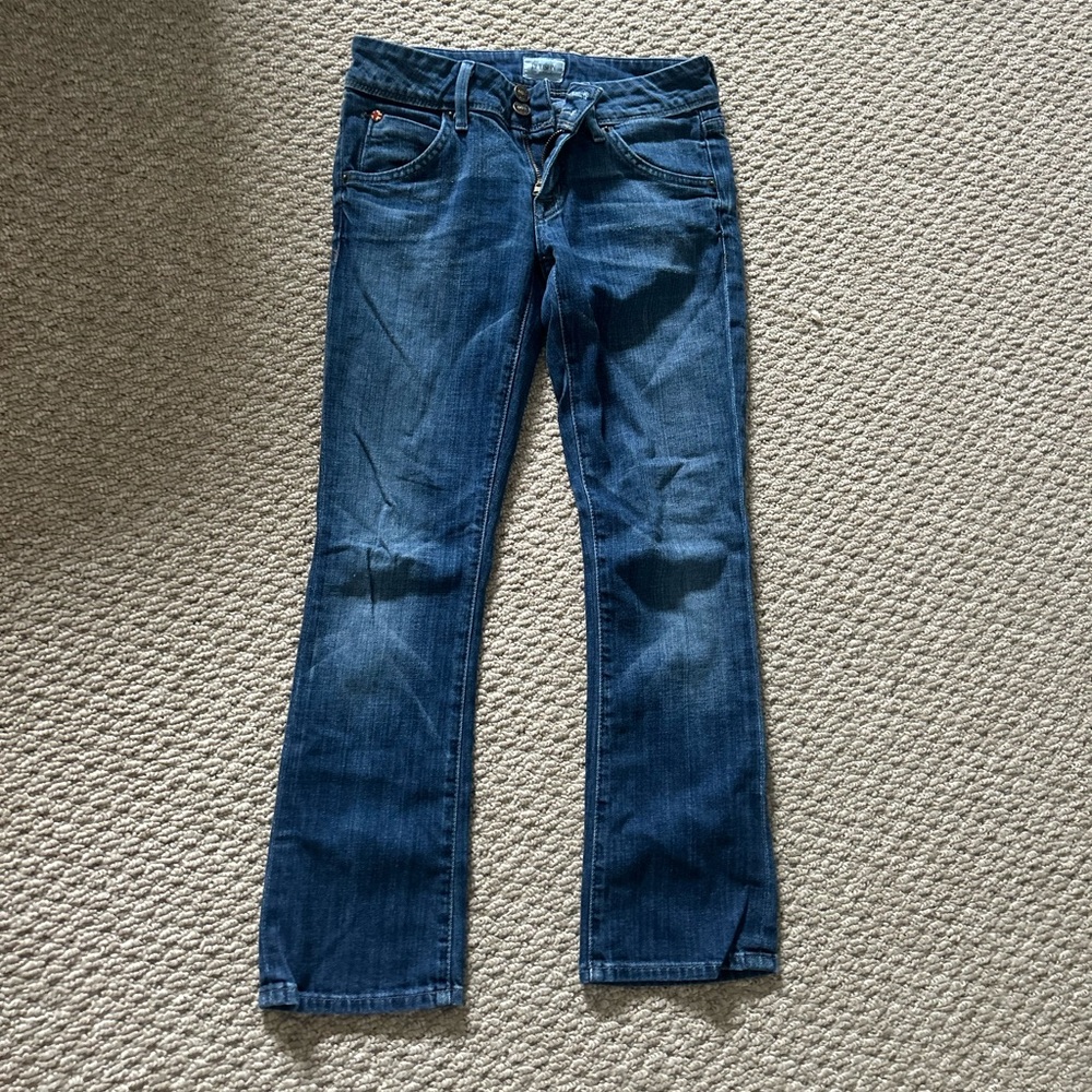 Blue Vintage Short Denim Jeans